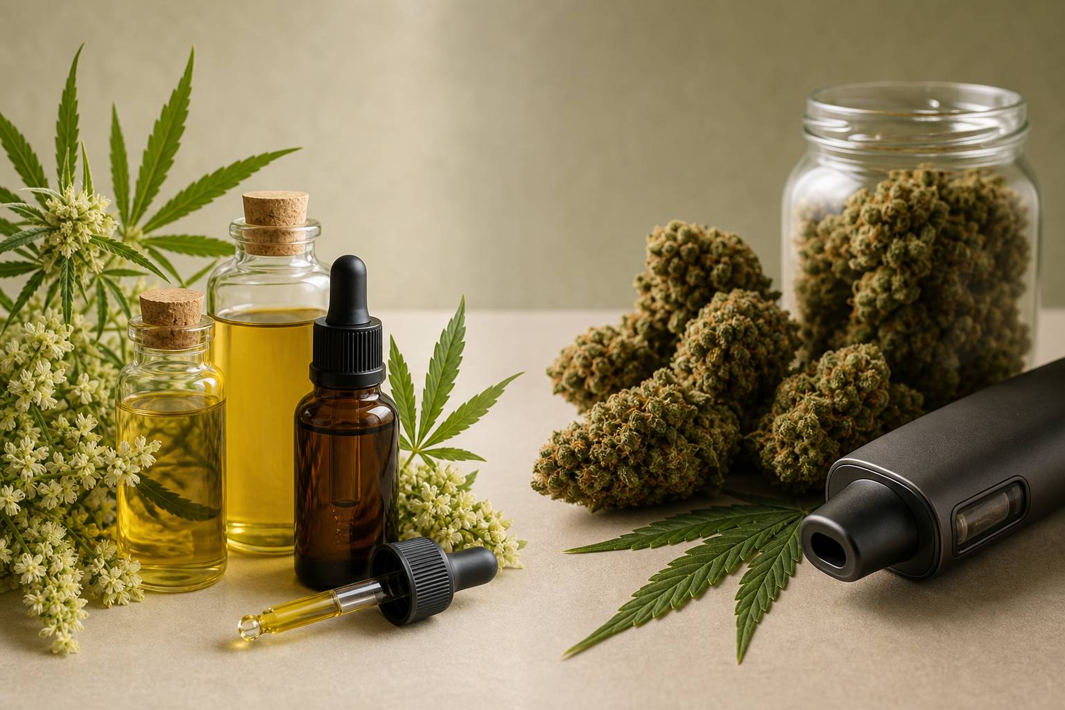 Diferencias entre el CBD legal y el cannabis recreativo