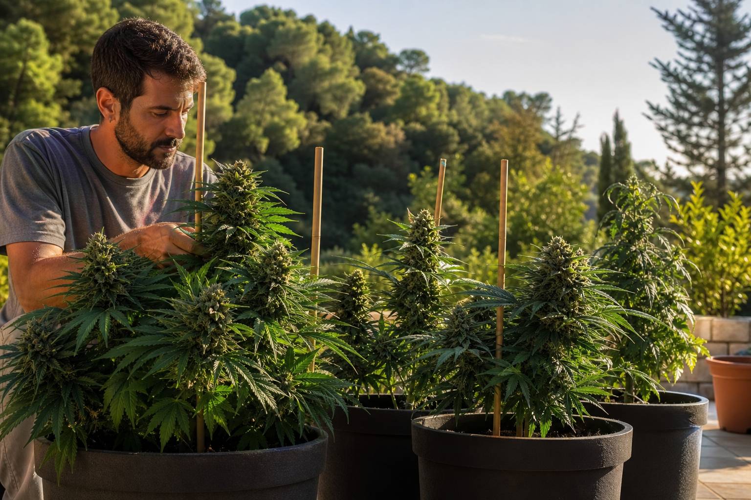 Marihuana índica de exterior: variedades resistentes para principiantes